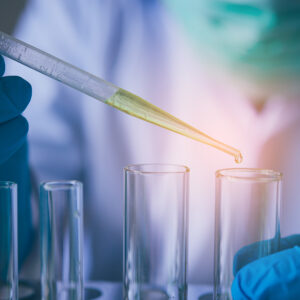 water glasses and test tube