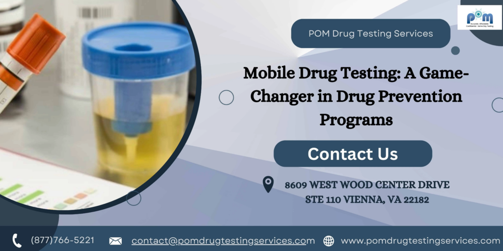 Mobile drug testing services