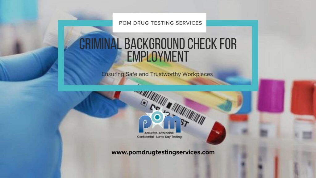 Criminal Background Check for Employment