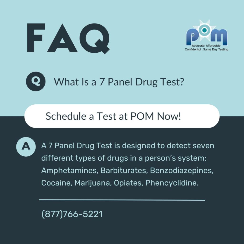 7 Panel Drug Test - faq